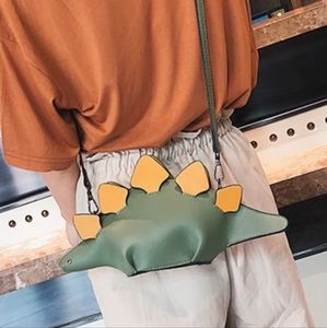 Cute Dinosaur crossbody bag with adjustable shoulder strap.